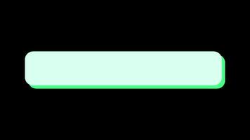 Animated Text Box on Green Screen - Customizable Overlay video