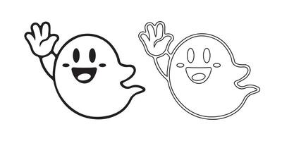 Hello Wan Ghost Illustration Artwork vector