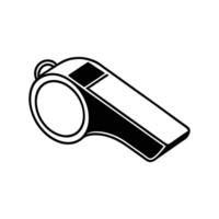 A whistle icon on a white background vector