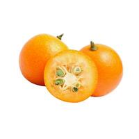 A bunch of oranges on a white surface photo