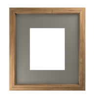 Wooden Photo Frame front view png