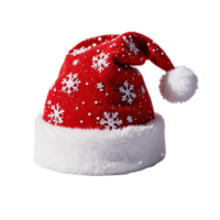 a santa hat on a transparent background png