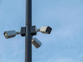 Surveillance camera equipment for security system and detection of violations of society, zone control photo