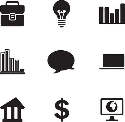 Silhouette Icons Set for Stunning Business Card Designs