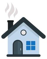 Home icon isolated on white background. vector