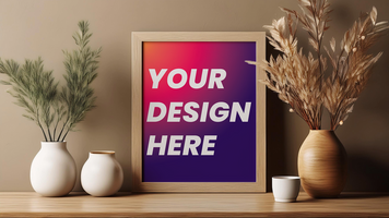 Turn Your Photos into Masterpieces with a Frame Mockup psd