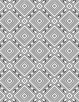 Square Illusion Geometric Pattern Black And White vector