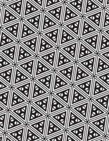 Triangles In Geometric Pattern Background Black And White vector