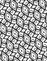 Art Deco Zigzag Lines Geometric Pattern Black And White vector