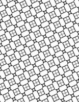 Geometric Pattern Intricate Black And White vector