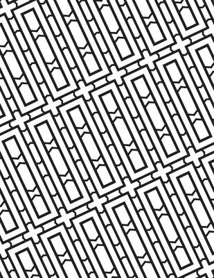 Window Geometric Pattern Black And White
