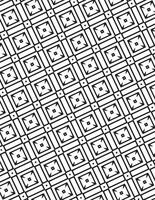 Coloring Page Geometric Pattern Black And White vector