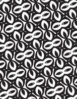 Infinity Geometric Pattern Black And White vector