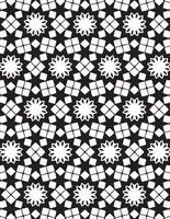 Wrapping Paper Geometric Pattern Black And White vector
