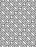 Window Mosaic Geometric Pattern Black And White vector