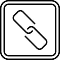 Link Line Icon vector