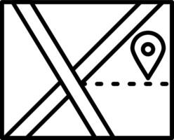 Territory Line Icon vector