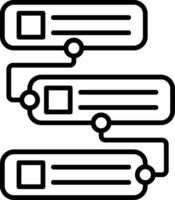 Prioritization Line Icon vector