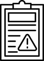 Register Line Icon vector