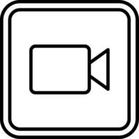 Camera Line Icon vector