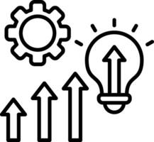 Evolution Line Icon vector