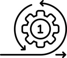 Agile Line Icon vector