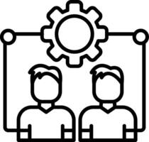 Interpersonal Skills Line Icon vector