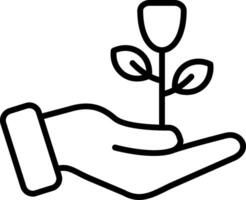 Ecosystem Line Icon vector