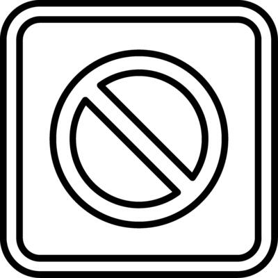 Blocked Line Icon