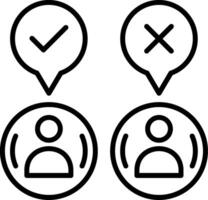 Consumer Behavior Line Icon vector