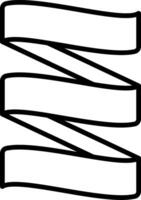 Zig Zag Line Icon vector