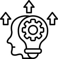Skills Line Icon vector