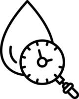 Cholesterol Line Icon vector