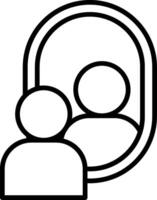 Exercises Line Icon vector