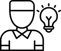 Ingenuity Line Icon vector