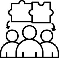 Skills Line Icon vector