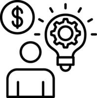 Idea Line Icon vector