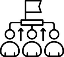 Competitive Line Icon vector