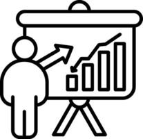 Training Line Icon vector