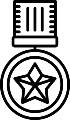 Medal Line Icon