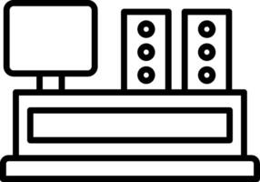Entertainment Line Icon vector