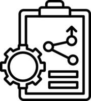 Strategy Development Line Icon vector