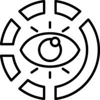 Data Visualization Line Icon vector