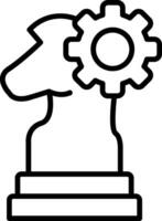 Strategy Development Line Icon vector