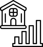 Growth Line Icon vector