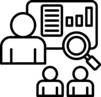 Project Line Icon vector