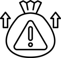 Tolerance Line Icon vector