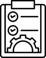 Project Line Icon vector