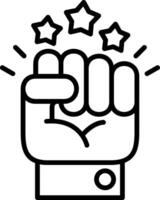 Motivation Line Icon vector