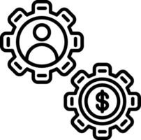 Manager Line Icon vector